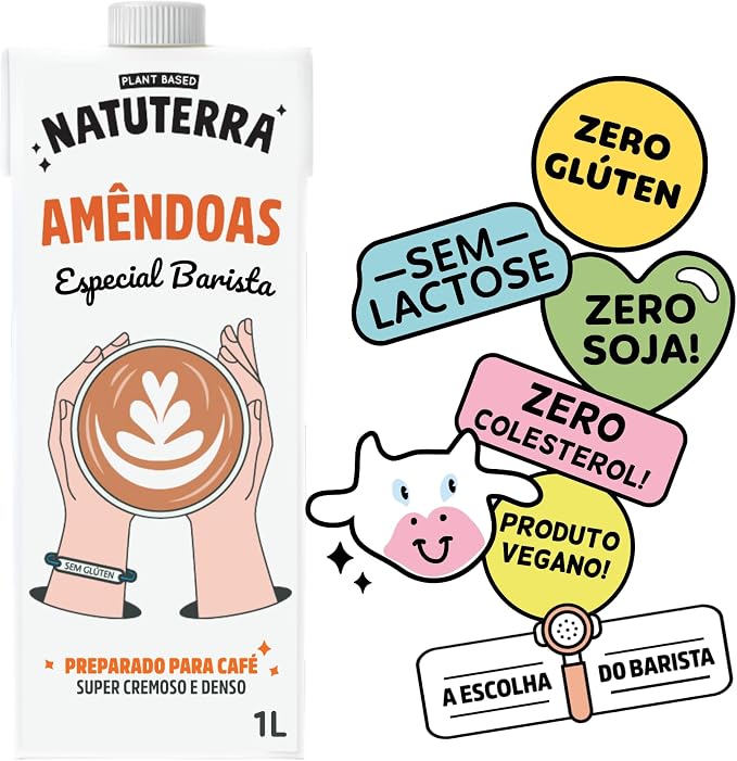 Leite de Amêndoas Barista sem Açúcar 3