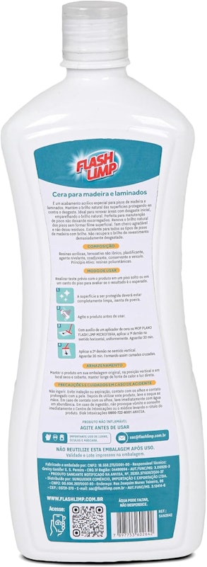 Cera para Pisos de Madeira e Laminados 750 ml 3