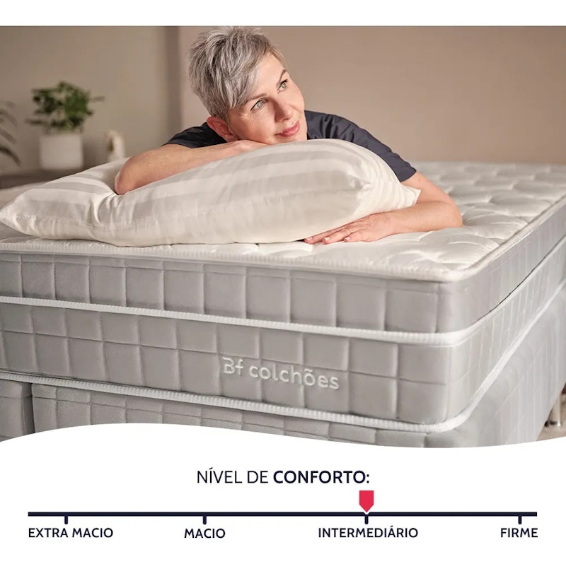 Cama Box King Colchão D33 com Molas Ensacadas Premium 3