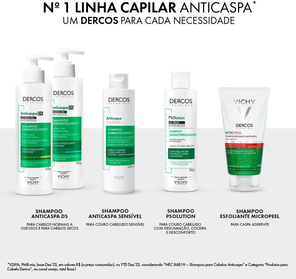 Shampoo Dermatológico Dercos Anticaspa DS 4