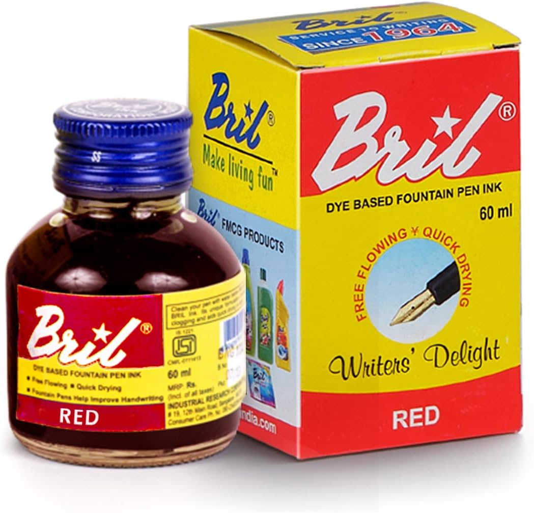 Tinta para Caneta-Tinteiro Bril Vermelho 1