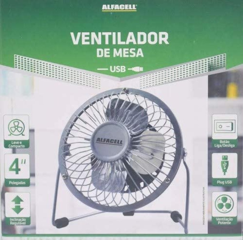 Ventilador de Mesa Mine 4 com Suporte 5