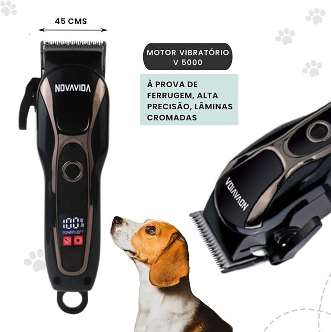 Máquina de Tosa Pet Profissional Bivolt 3