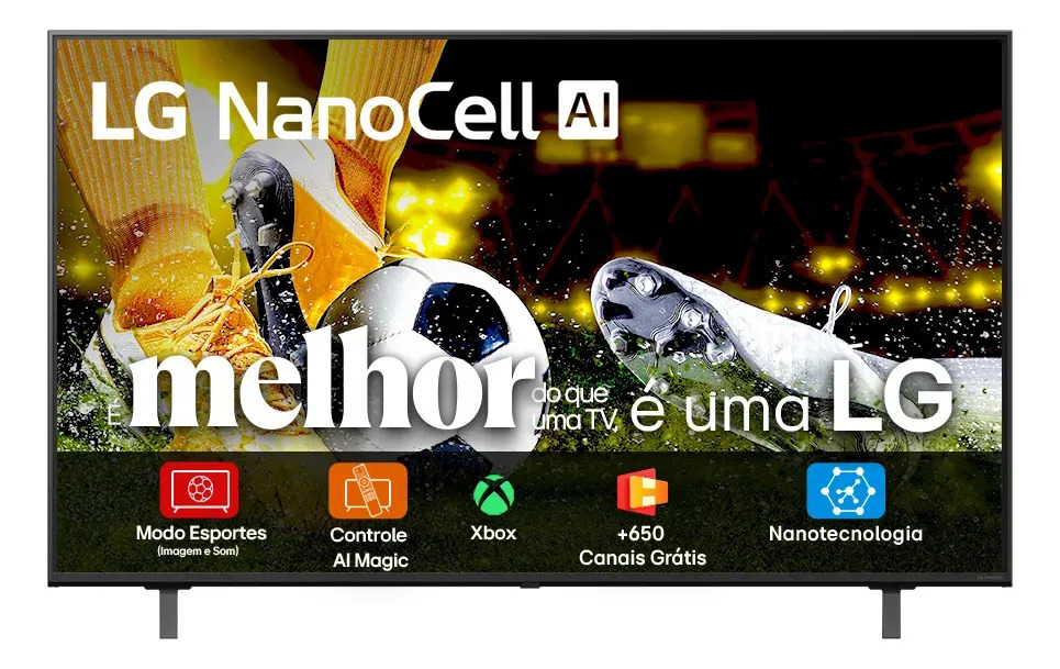 Smart TV LG NanoCell AI NANO80 4K de 75 Polegadas 1