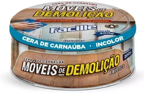 Cera para Móveis de Demolição e Madeiras Facille 5