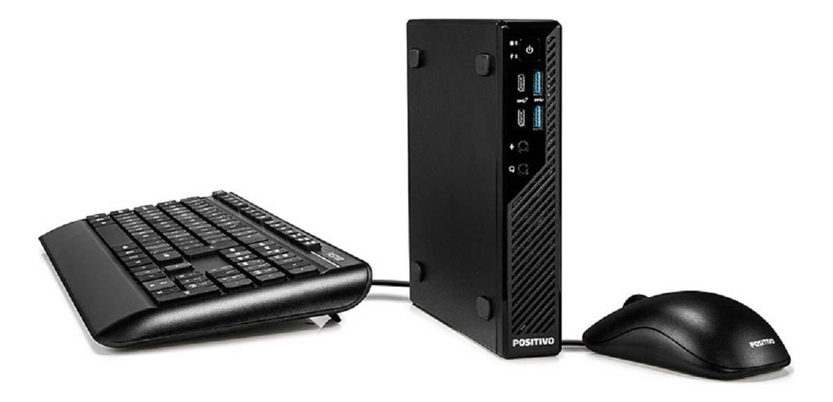 CPU Positivo Master C6200 Mini Core I5 10 Geração 16 GB RAM e 500 SSD + Monitor 2
