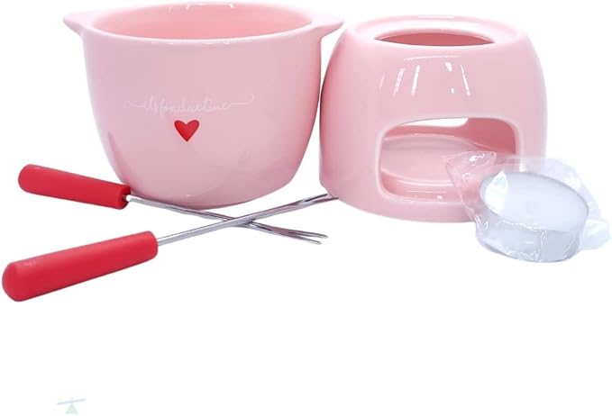 Conjunto para Fondue de Porcelana L'Amour 4