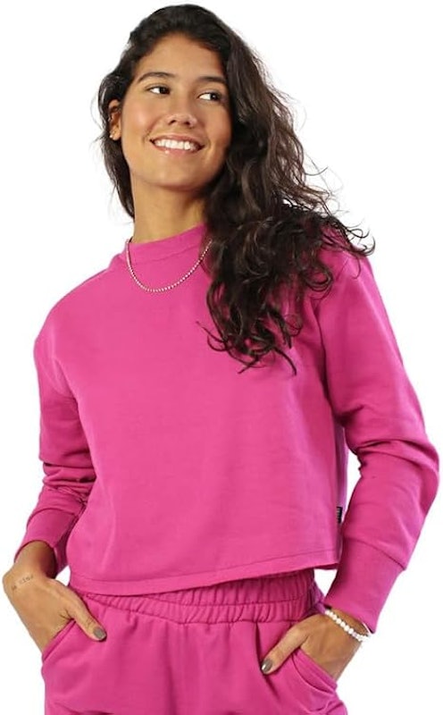 Blusa Moletom Cropped Feminina 1