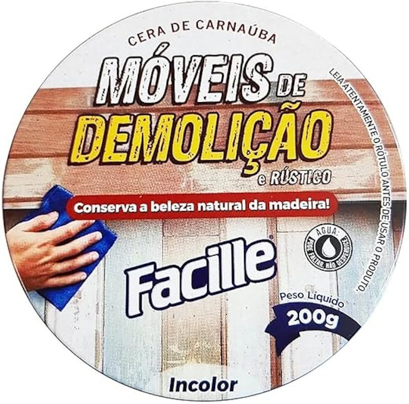 Cera para Móveis de Demolição e Madeiras Facille 1