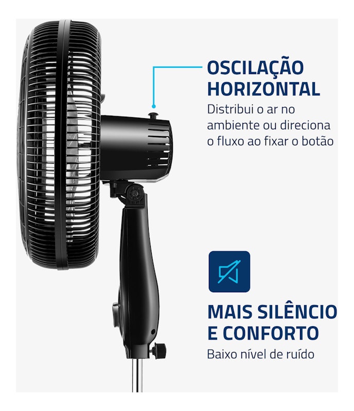 Ventilador de Coluna Turbo 40 cm 5