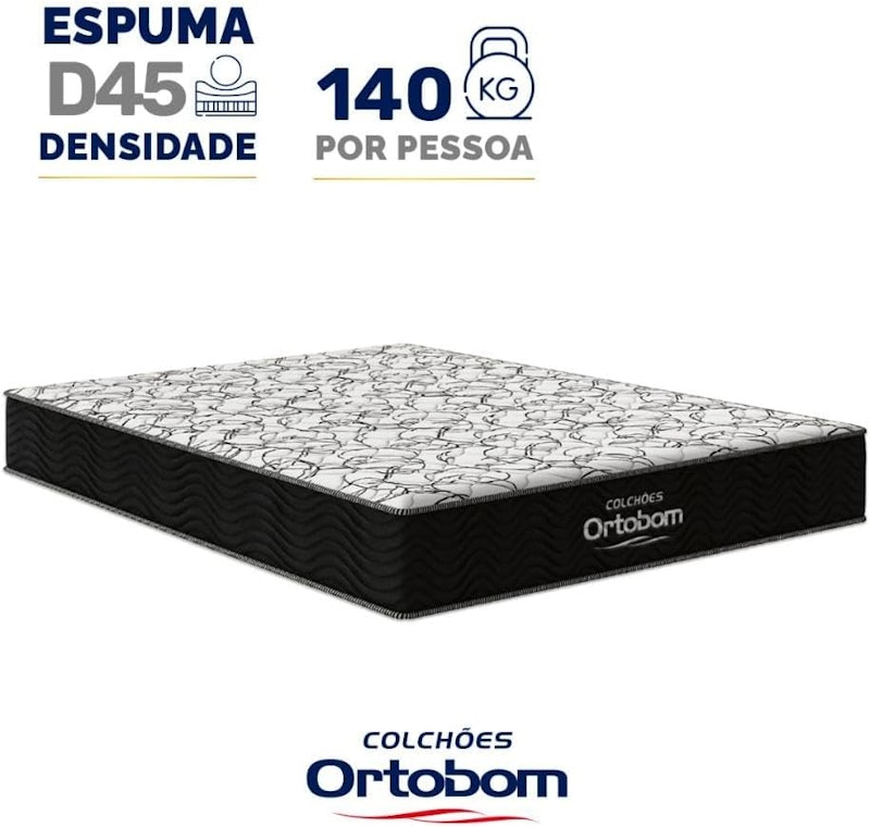 Cama Box Baú com Colchão de Espuma D45 Ortobom AirTech 150 4