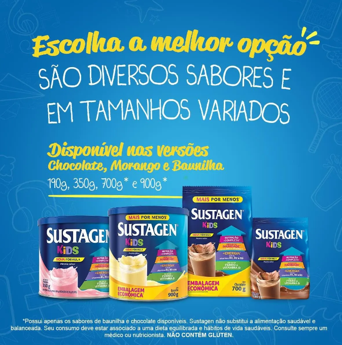 Sustagen Kids Complemento Alimentar 5