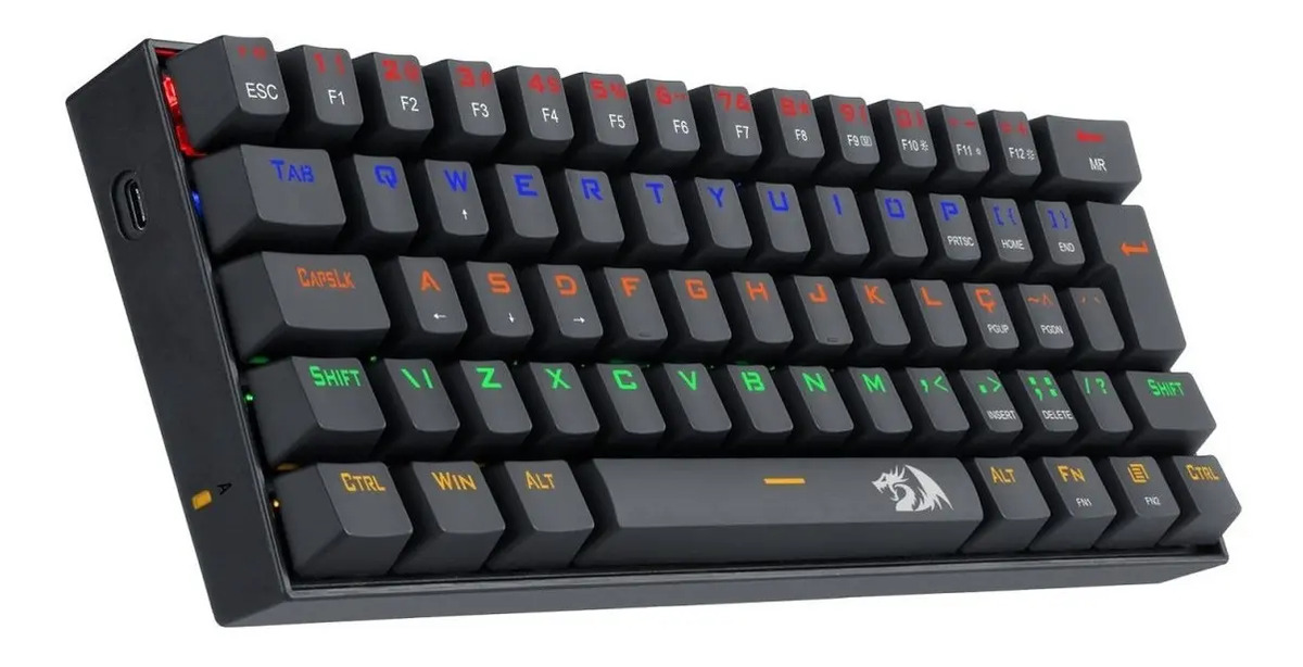 Teclado Mecânico Gamer Compacto Redragon Lakshmi 2