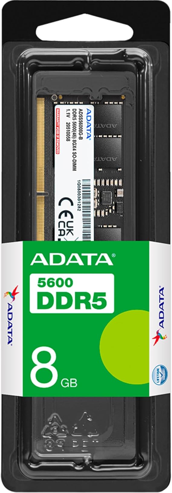 Memória RAM Notebook Adata XPG DDR5 8 GB 5600 MHz CL46 SODIMM 1.1 V 3