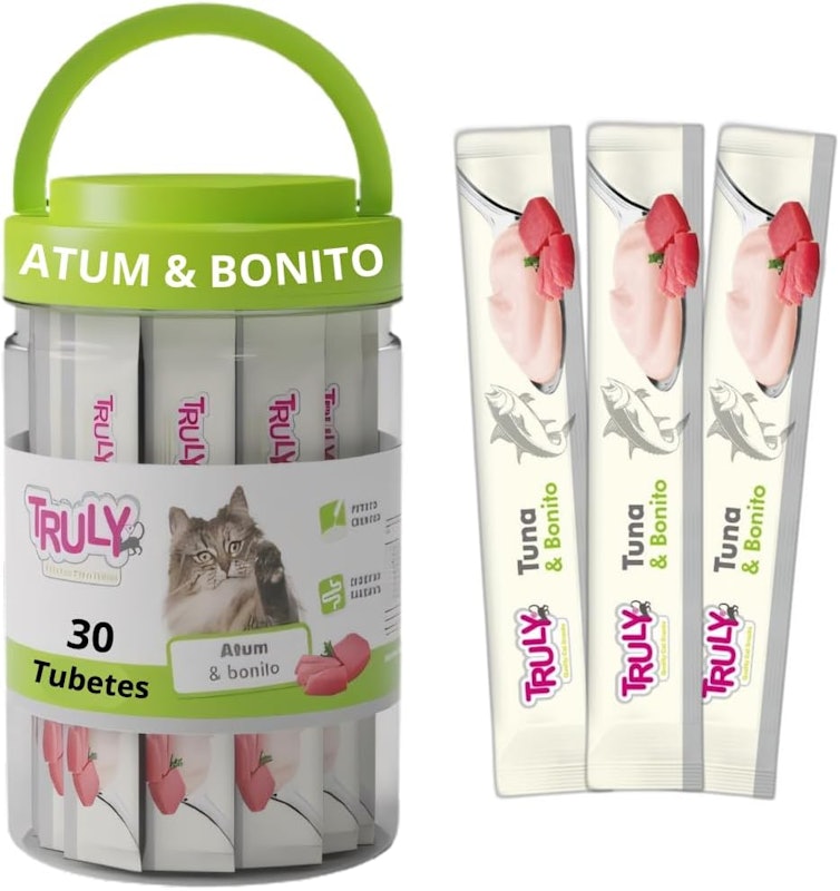 Petisco para Gato Truly Creamy Atum e Bonito 1
