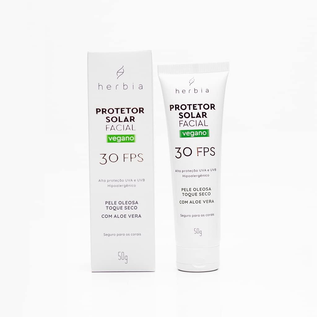 Protetor Solar Físico Pele Oleosa FPS 30 1
