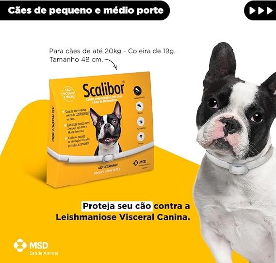 Coleira Antiparasitária para Cães Scalibor 2
