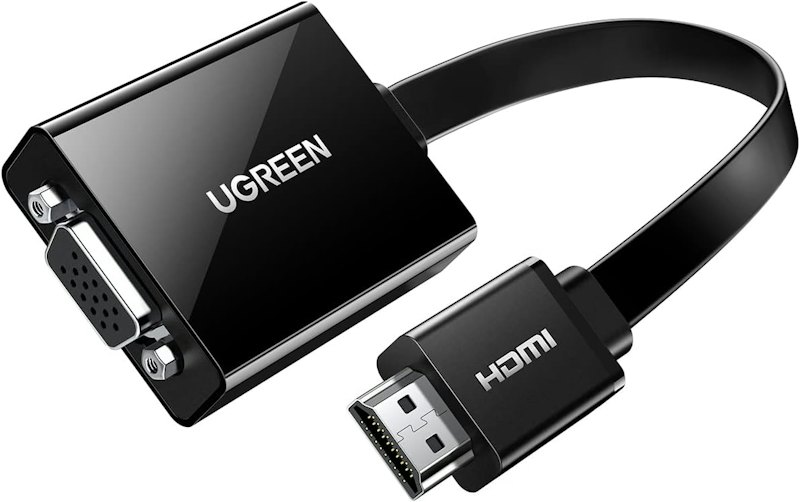 Adaptador HDMI para VGA Ugreen com Porta Áudio 3,5 mm 1080p 60 Hz 1