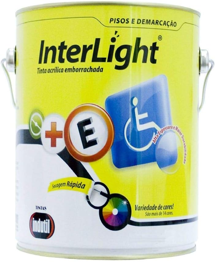 Tinta Acrílica Emborrachada Interlight Piso 1