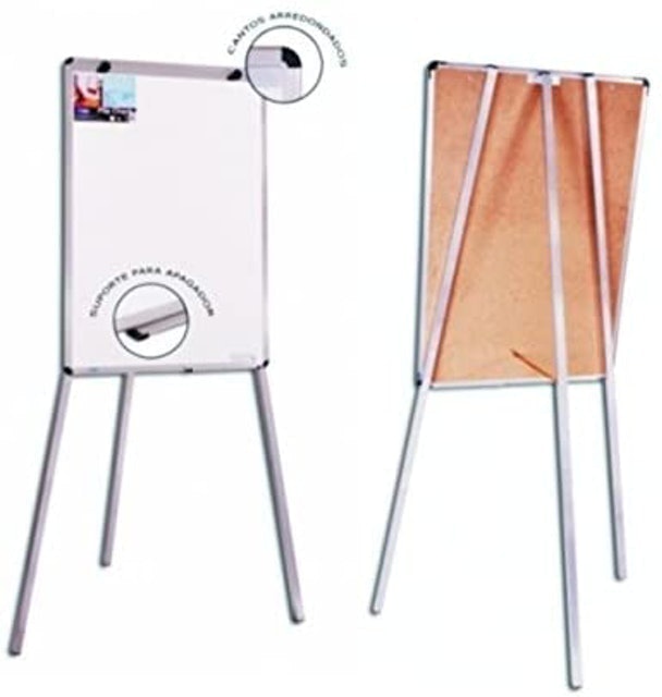 Flip Chart com Tripé de Alumínio - Branco 1