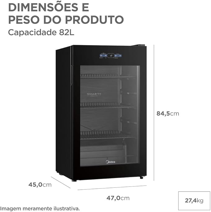 Cervejeira Frost Free 82 L Smart 3 em 1 Inverter 3