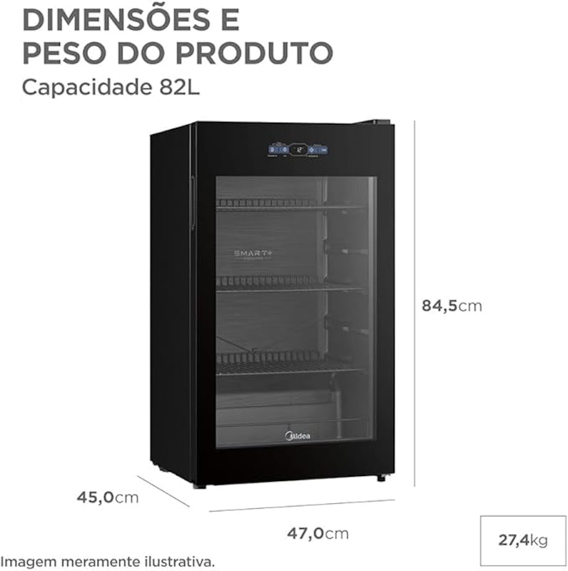 Cervejeira Frost Free 82 L Smart 3 em 1 Inverter 3