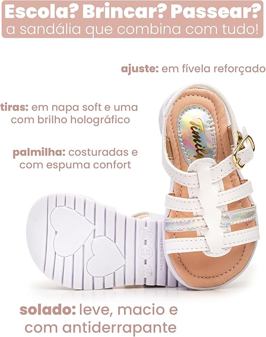 Sandália Infantil Anabela 3