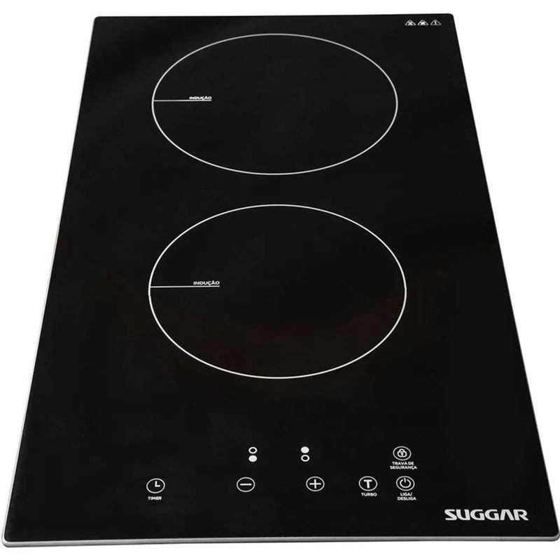 Cooktop de Indução 2 Zonas de Aquecimento 2