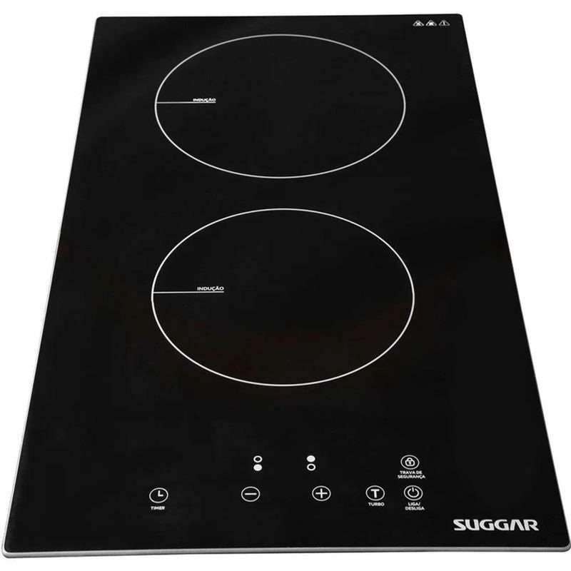 Cooktop de Indução 2 Zonas de Aquecimento 2