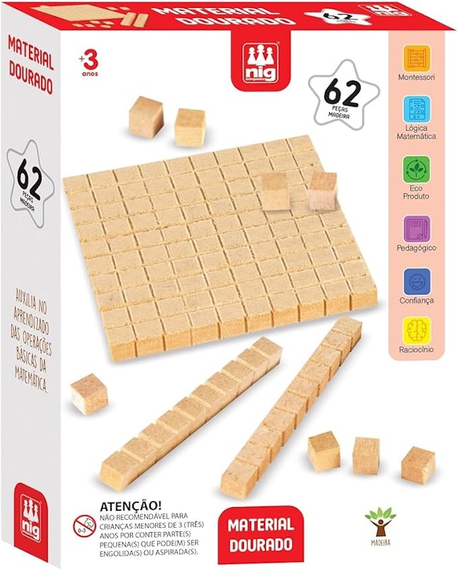 Material Dourado 62 Peças 1