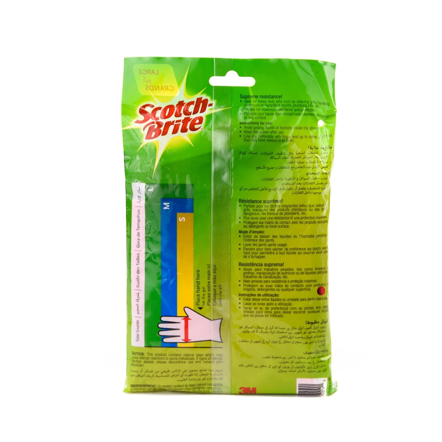 Luva Limpeza Pesada Scotch-Brite 2
