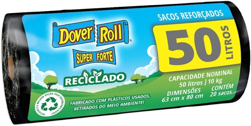 Sacos para Lixo Super Forte Reciclado 50 L 1