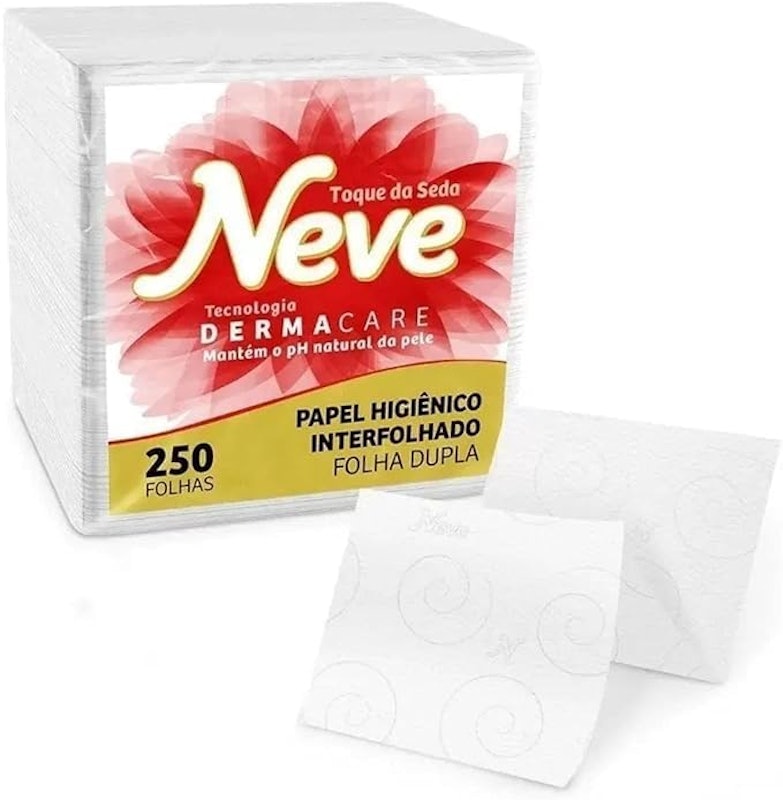 Papel Higiênico Interfolhado Folha Dupla Neve Cai Cai 1