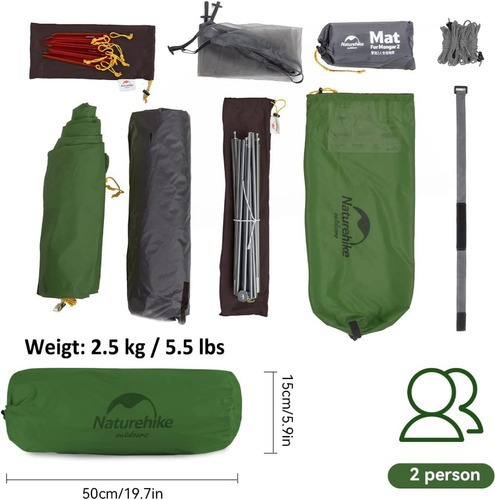 Barraca Mongar Ultralight 2 Pessoas 3