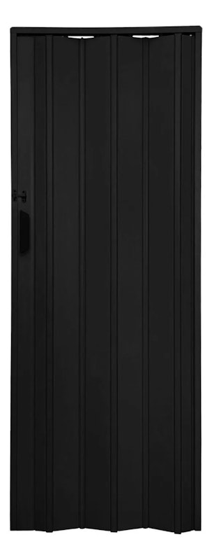 Porta Sanfonada de PVC - 62 cm - Preto 1