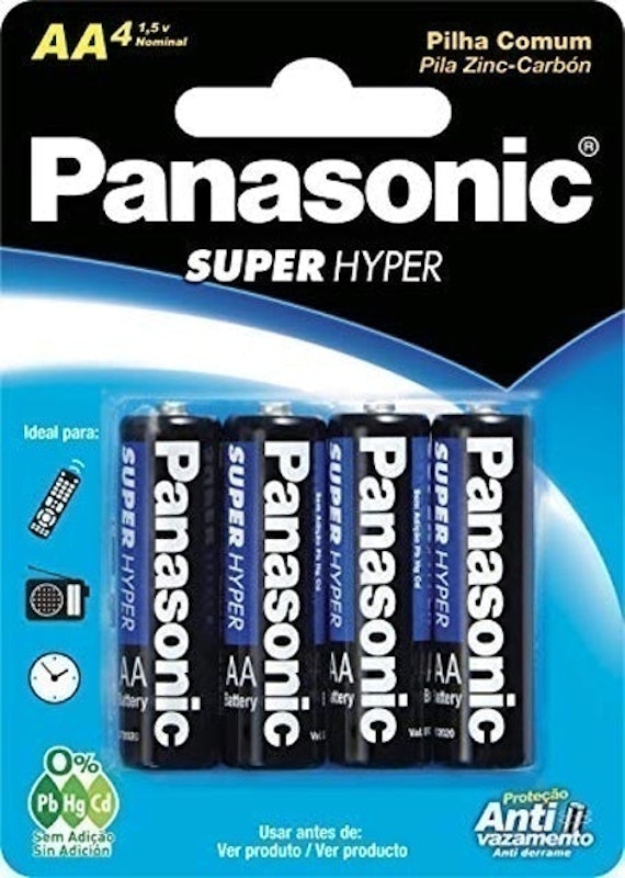 Pilha AA Panasonic Super Hyper 1