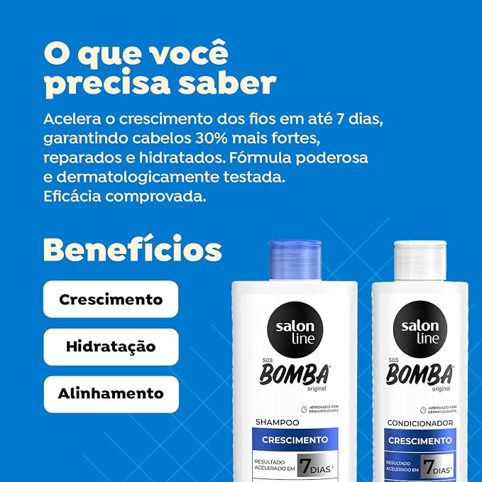 Kit Shampoo e Condicionador S.O.S Bomba 2