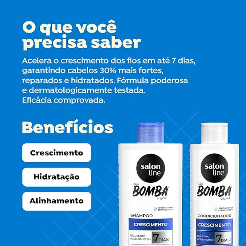 Kit Shampoo e Condicionador S.O.S Bomba 2