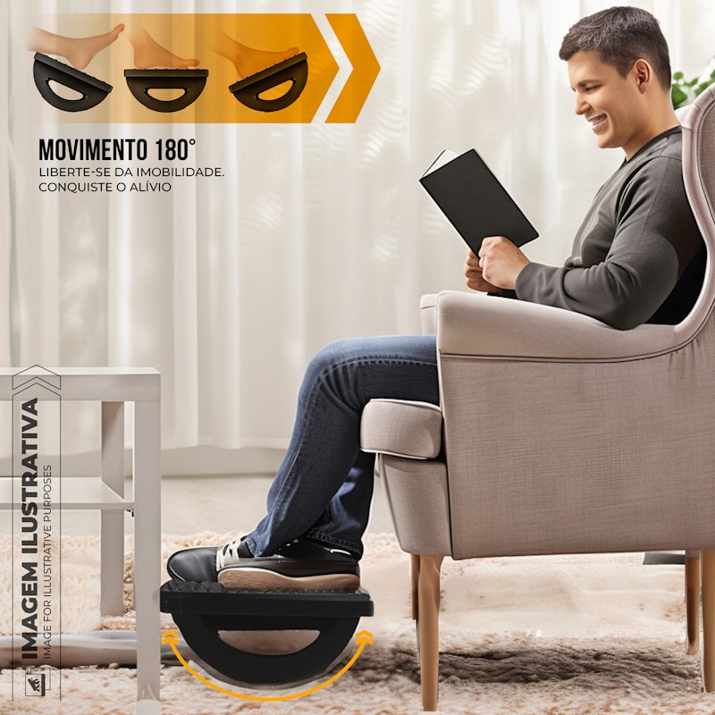 Apoio Ergonômico para os Pés Office Armor 4