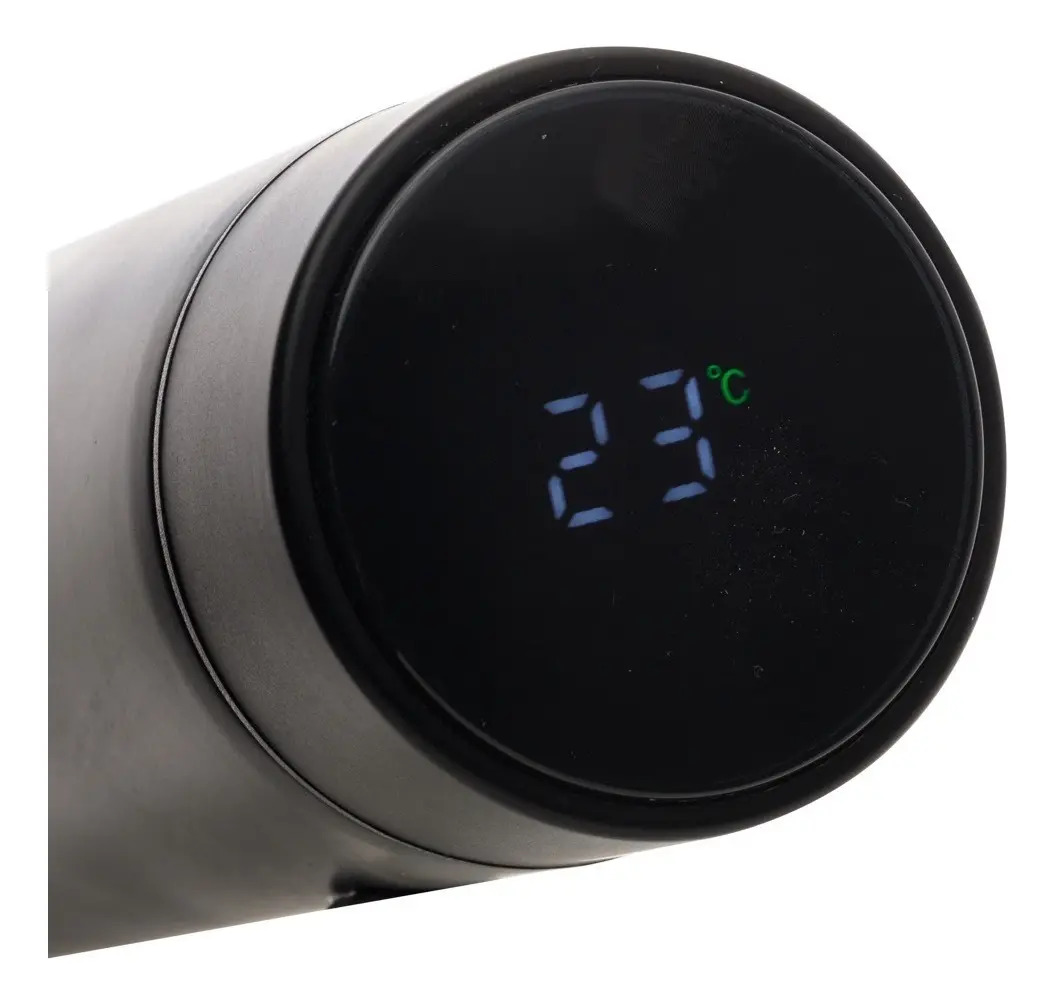Garrafa Térmica de Aço Inox com Termômetro em LED 3