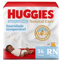 Fralda Natural Care 34 Unidades