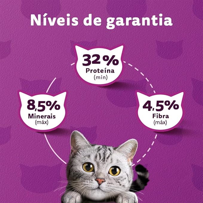 Ração WHISKAS Peixe Gatos Adultos Castrados 5