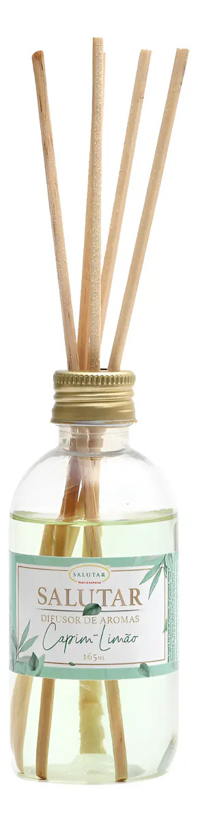 Difusor de Aromas Capim-Limão com 5 Varetas Salutar 1