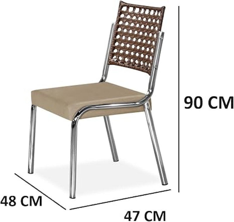 Kit Cadeiras Mega Estofados 4