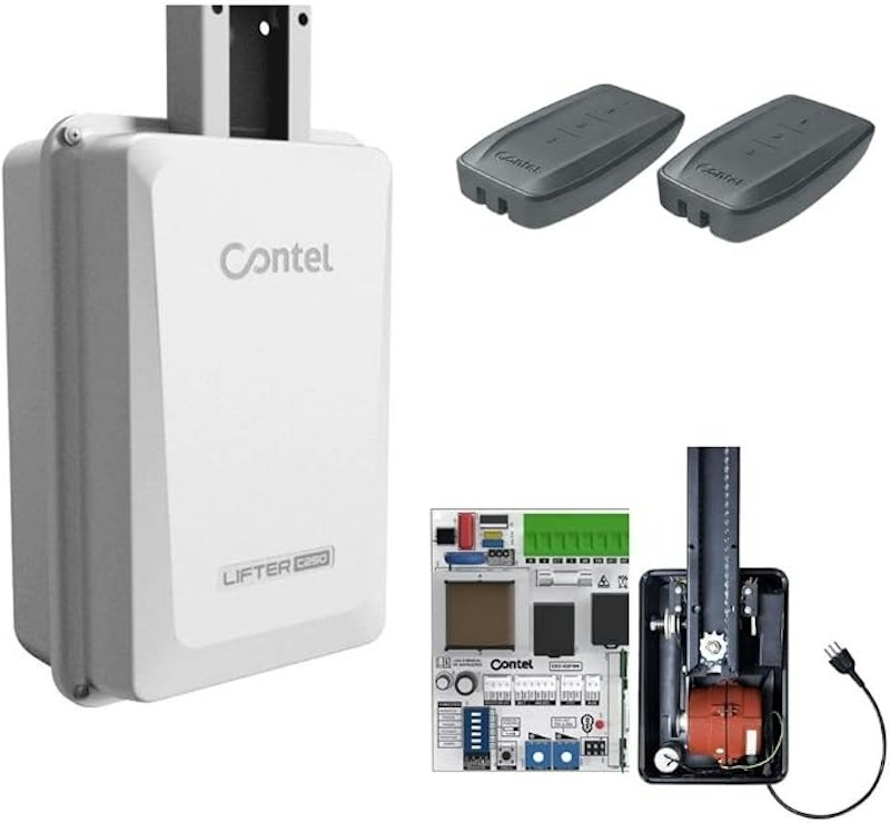 Kit Motor Portão Basculante Automático Lifter C250 Contel 220 V 500 kg 1,5 m 1