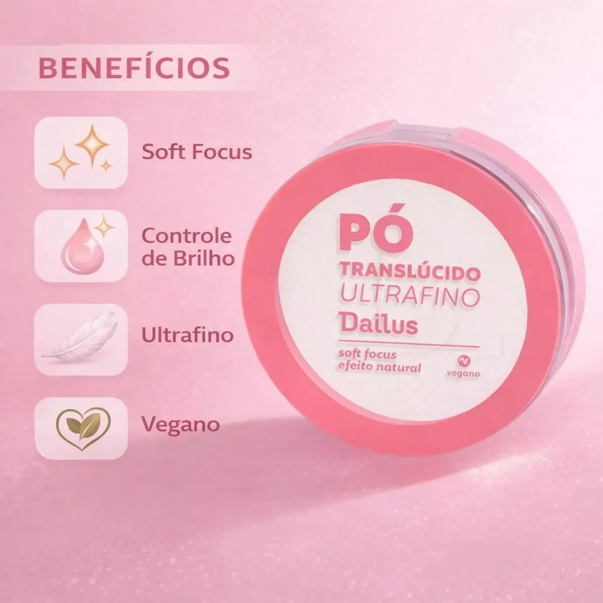Pó Translúcido Ultrafino Dailus 2