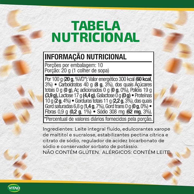 Doce de Leite Zero Açúcar Vitao  2