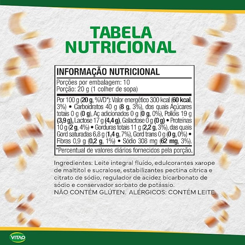 Doce de Leite Zero Açúcar Vitao 2