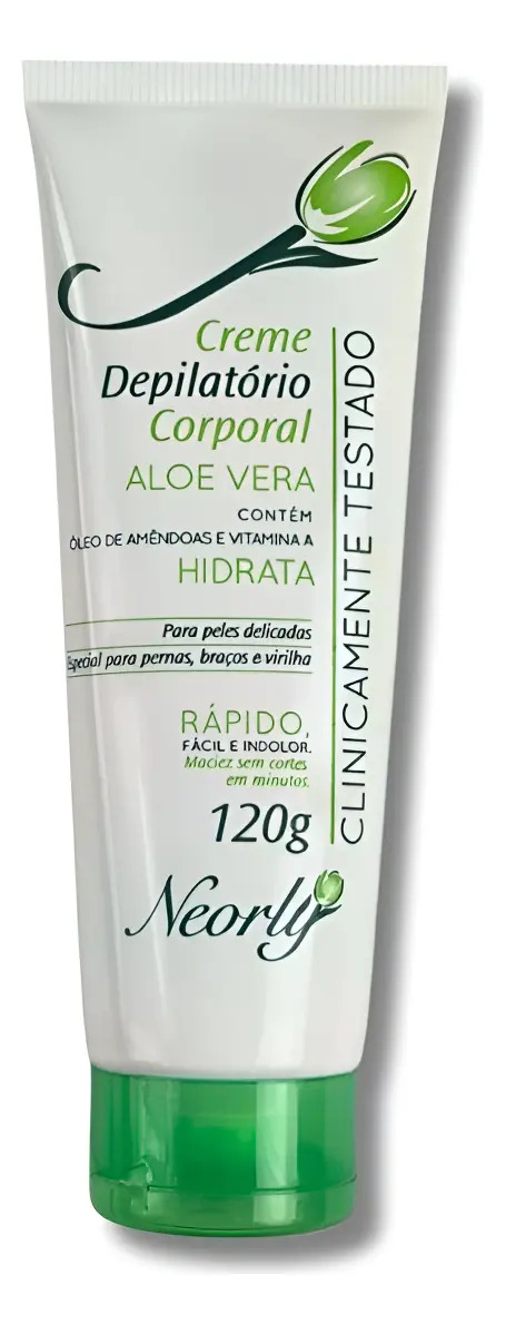 Creme Depilatório Corporal Aloe Vera 1