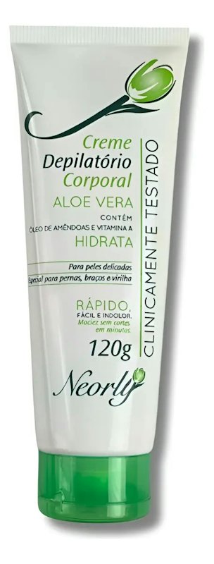 Creme Depilatório Corporal Aloe Vera 1
